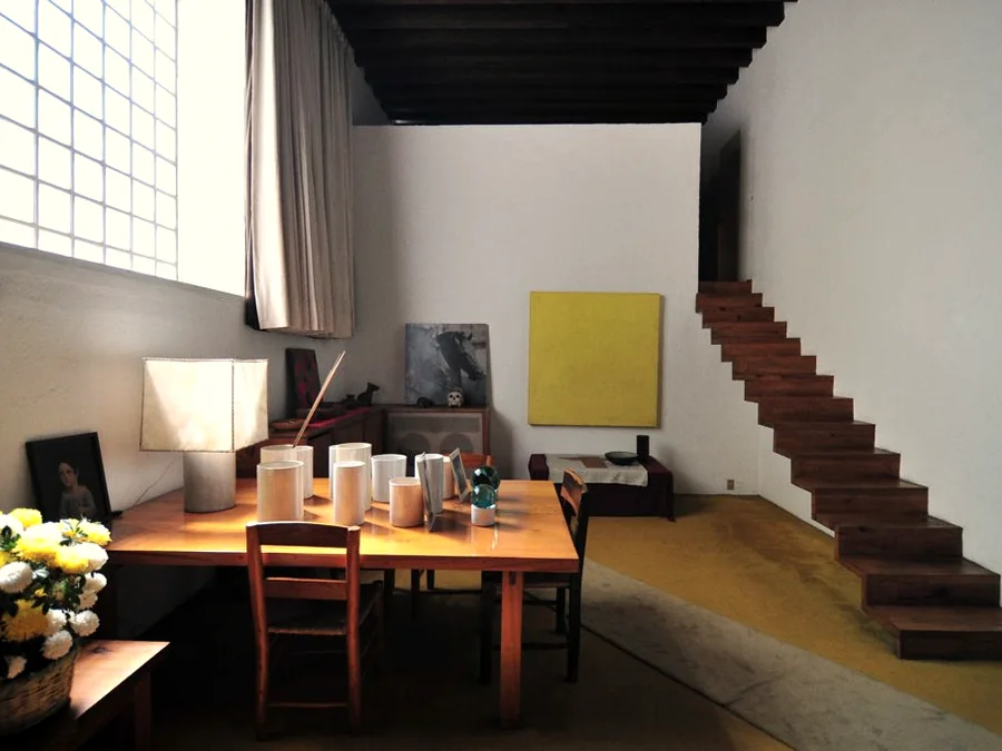 Interior de arquitectura mexicana contemporánea